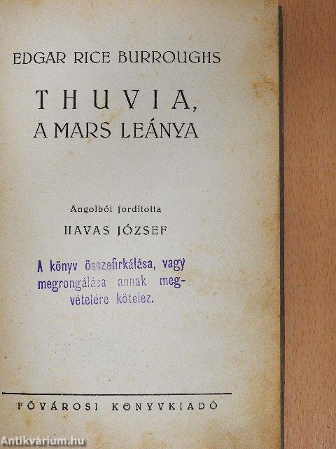 Thuvia, a Mars leánya