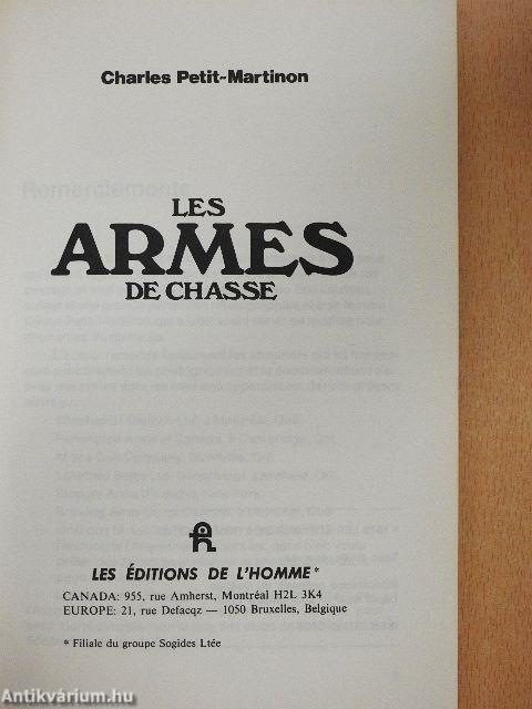 Les Armes de Chasse