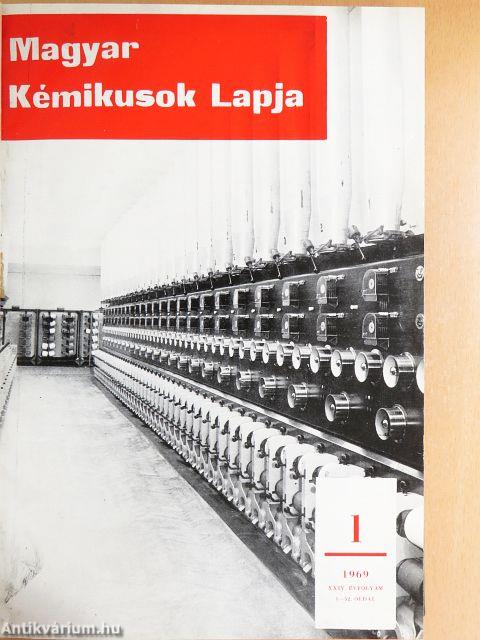 Magyar Kémikusok Lapja 1969. január-december