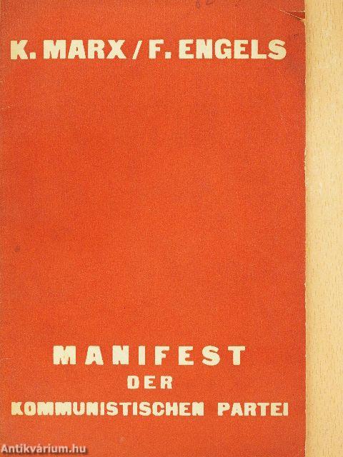 Manifest der kommunistischen Partei