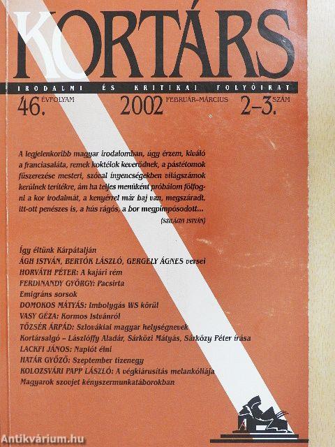 Kortárs 2002. február-március