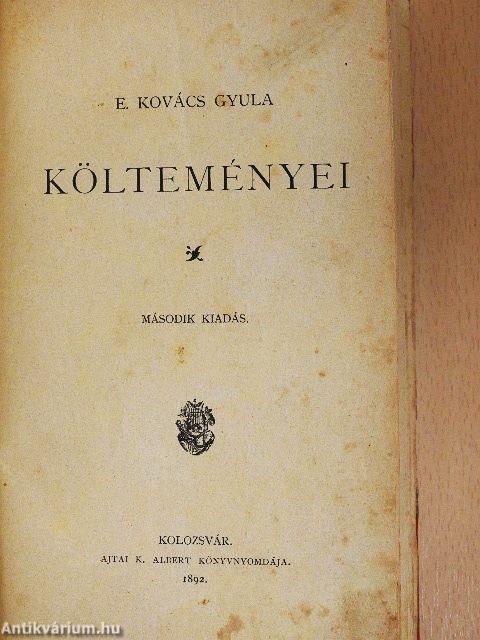 E. Kovács Gyula költeményei