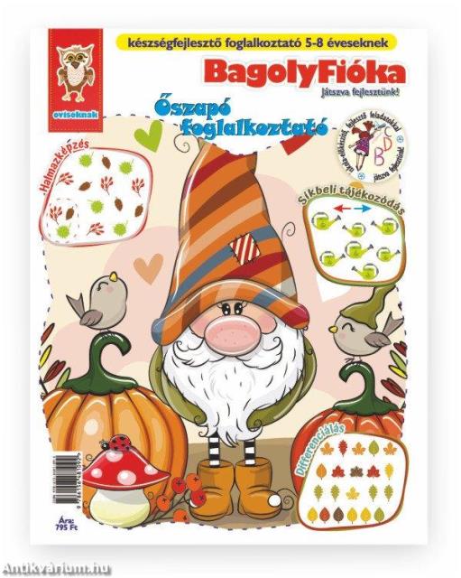 BagolyFióka - Őszapó kreatív foglalkoztató füzet