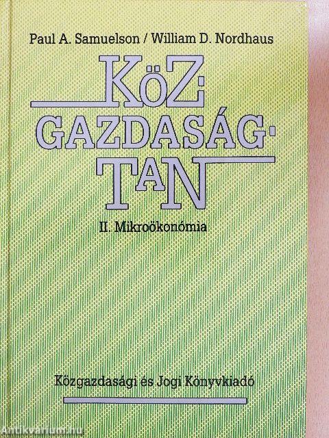 Közgazdaságtan II. (töredék)