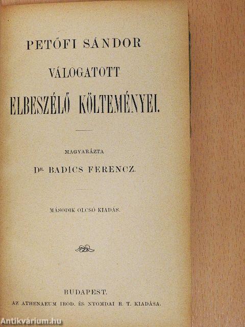 Petőfi Sándor válogatott elbeszélő költeményei