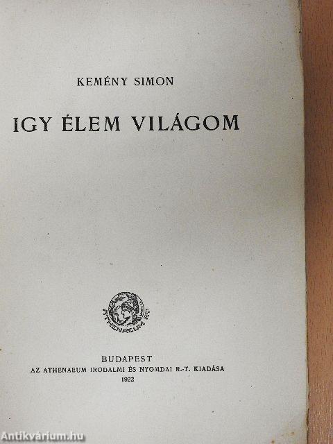 Igy élem világom