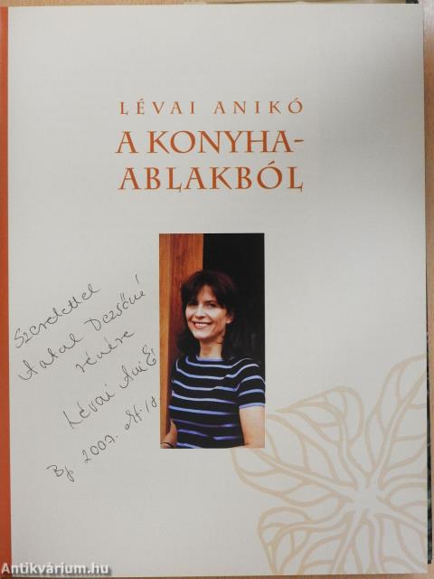 A konyhaablakból (dedikált példány)