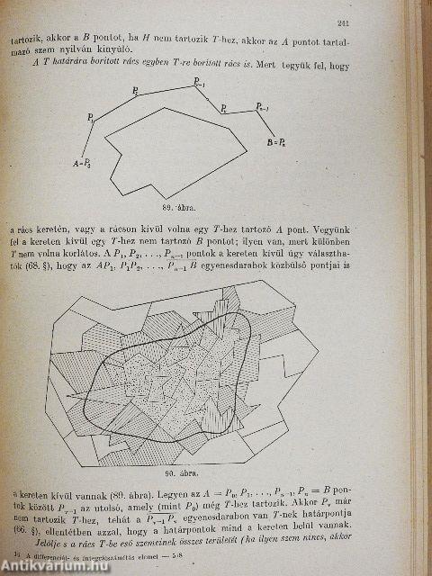 A differenciál- és integrálszámítás elemei I-II.