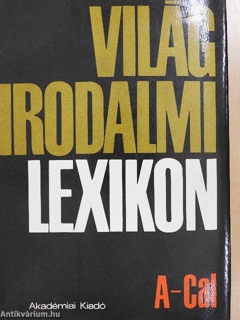 Világirodalmi Lexikon 1. (töredék)