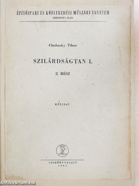 Szilárdságtan I/2.