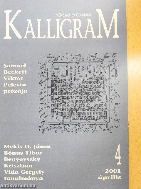 Kalligram 2001. április