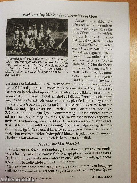 Táborkereszt 2001. augusztus