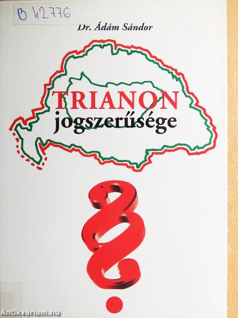 Trianon jogszerűsége