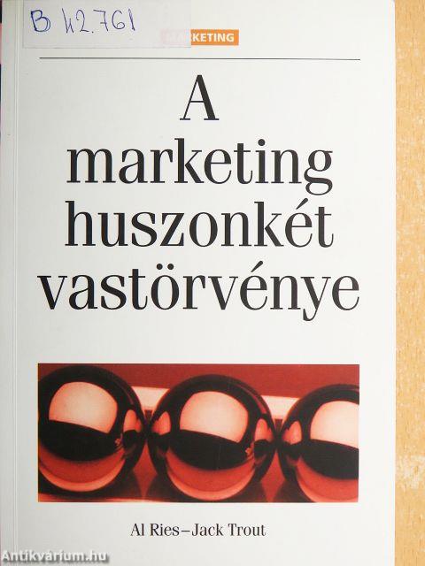 A marketing huszonkét vastörvénye