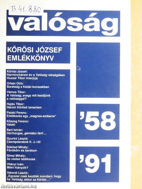 Valóság '58 - '91 