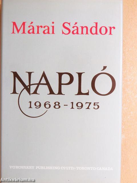 Napló 1968-1975