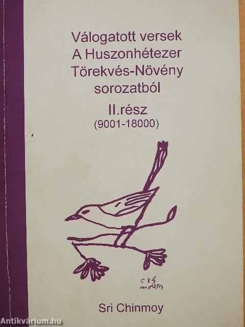 Válogatott versek A Huszonhétezer Törekvés-Növény sorozatból II.