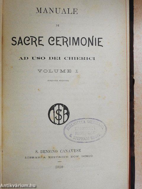 Manuale di Sacre Cerimonie I. 