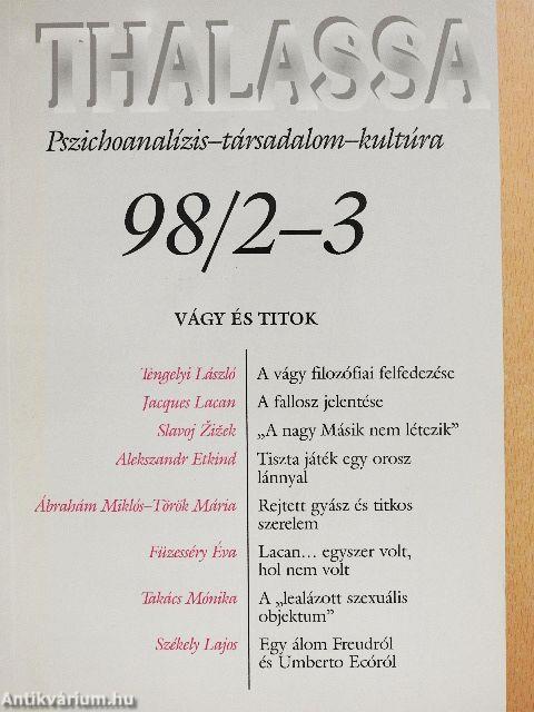 Thalassa 1998/2-3.