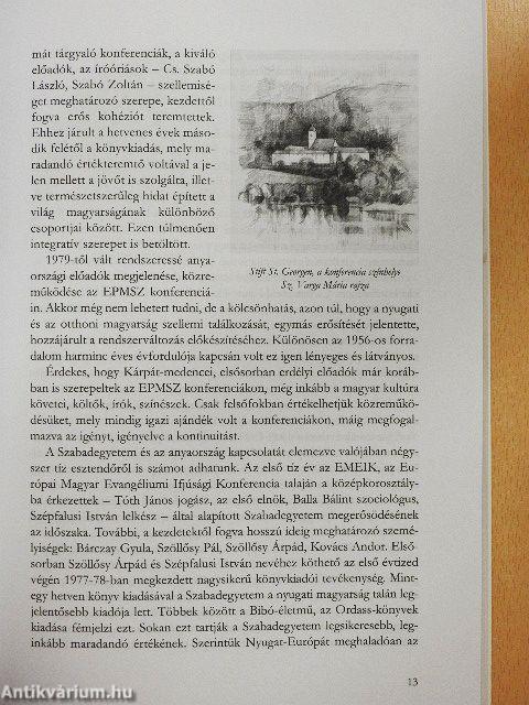 Európai Protestáns Magyar Szabadegyetem évkönyv 2009/2010