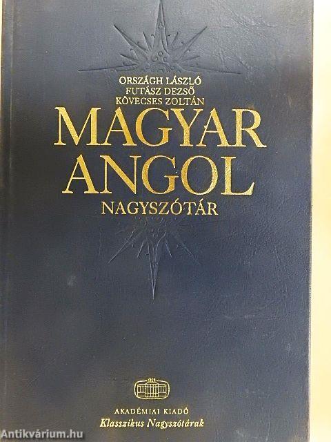 Magyar-angol nagyszótár