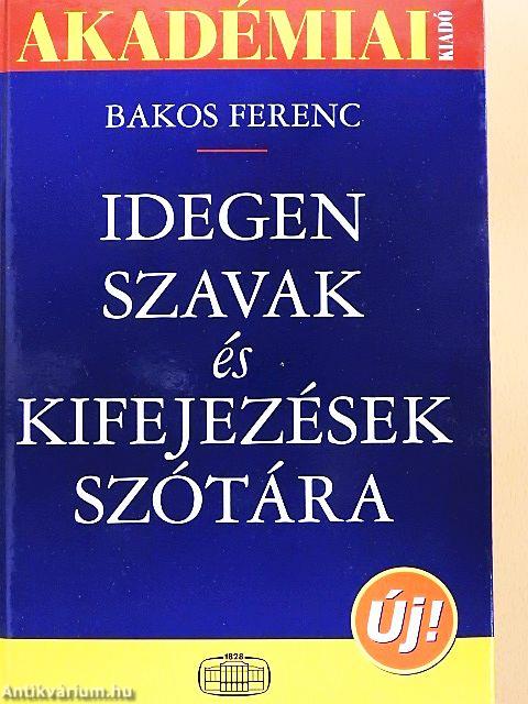 Idegen szavak és kifejezések szótára