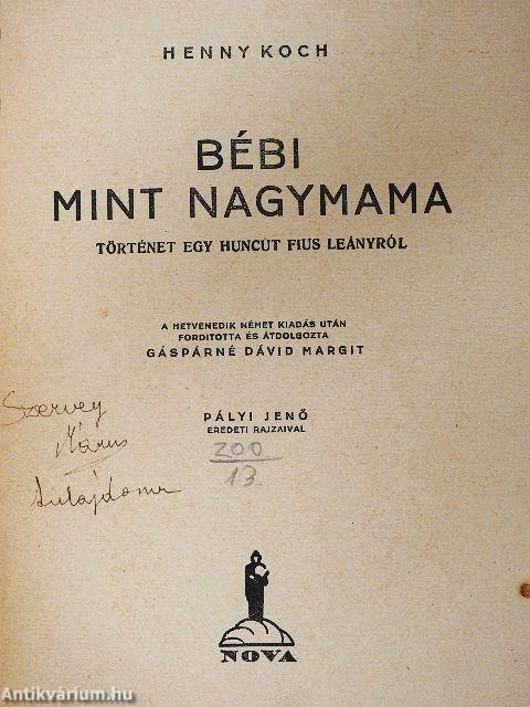 Bébi mint nagymama