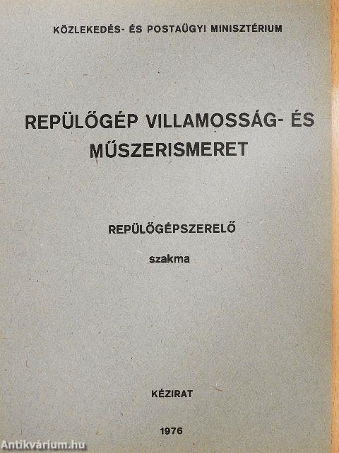 Repülőgépszerelő szakma 1-6.