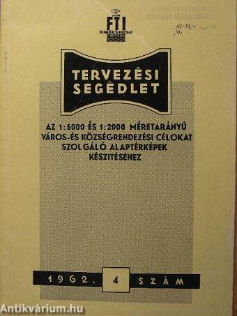 Tervezési segédlet 1962/4.