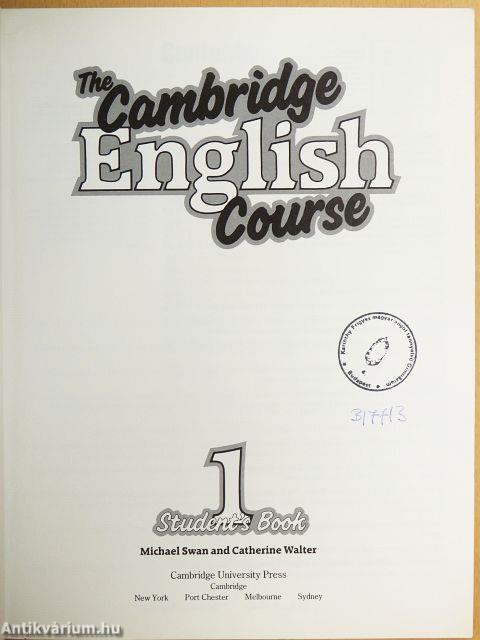 The Cambridge English Course 1. - Student's Book