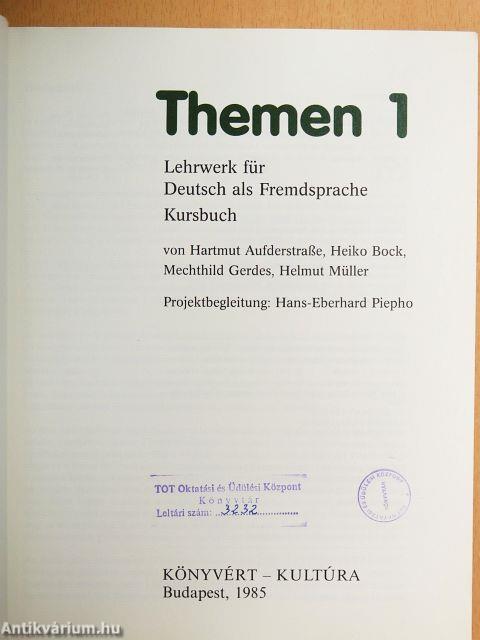 Themen 1 - Kursbuch