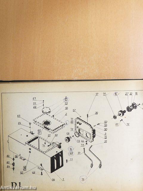 Lánctalpas markoló alkatrész katalógus
