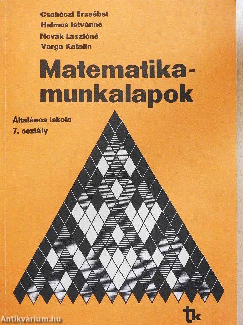 Matematika-munkalapok 7.