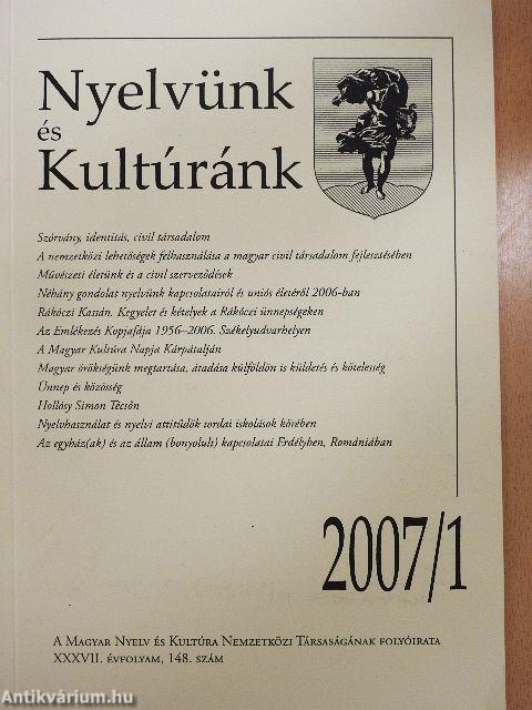 Nyelvünk és Kultúránk 2007/1-4.