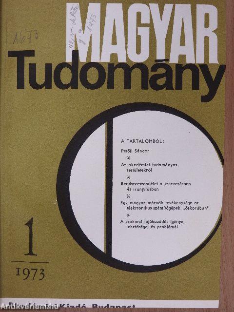 Magyar Tudomány 1973. január-december