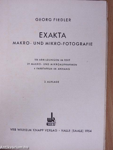 Exakta Makro und Mikro Fotografie