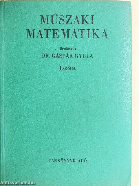 Műszaki matematika I.