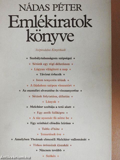 Emlékiratok könyve