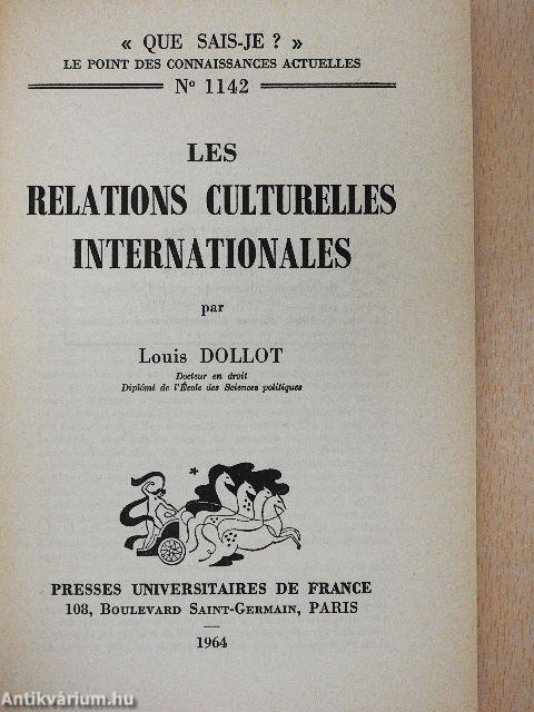 Les Relations Culturelles Internationales