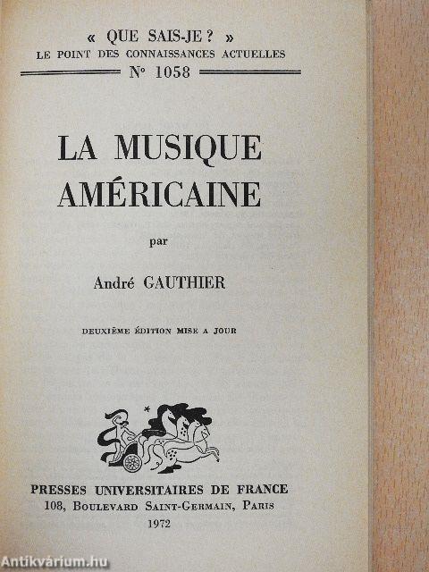 La Musique Américaine