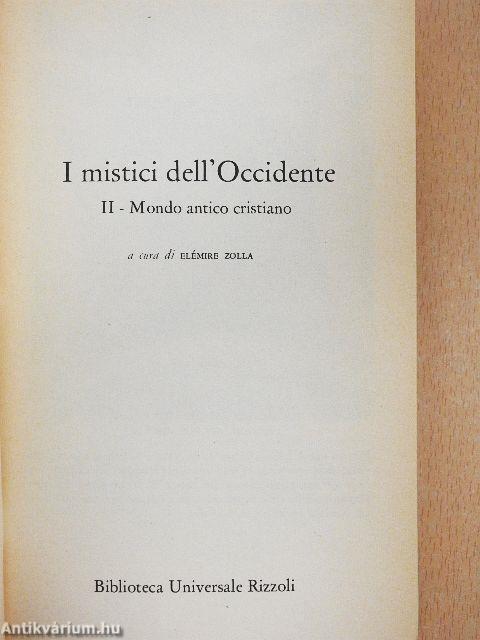 I mistici dell'Occidente II. (töredék)