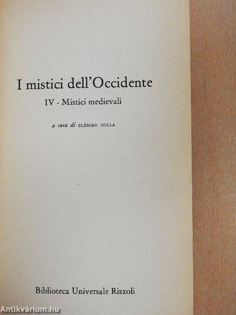 I mistici dell'Occidente IV. (töredék)