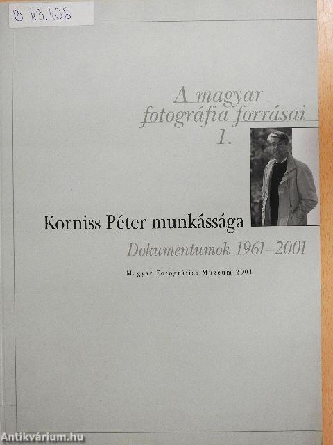 Korniss Péter munkássága