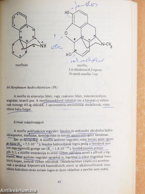 Gyógyszerészi kémia I.