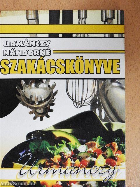 Urmánczy Nándorné szakácskönyve