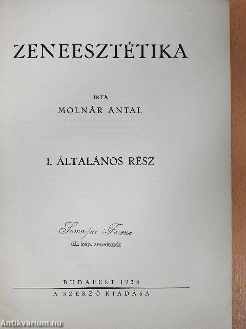 Zeneesztétika I.