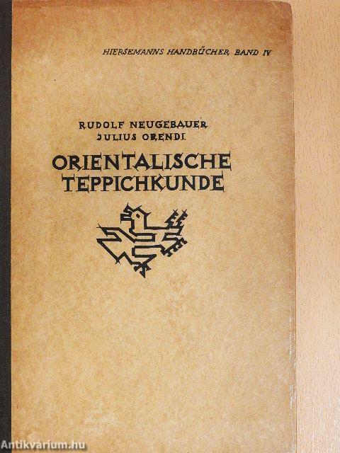 Handbuch der orientalischen Teppichkunde