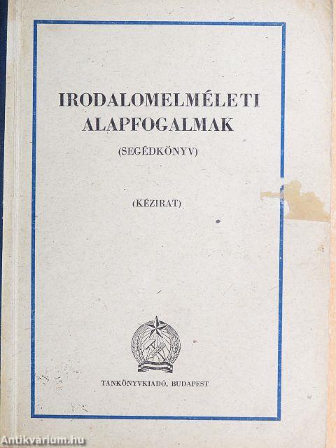 Irodalomelméleti alapfogalmak