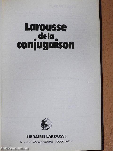 Larousse de la conjugaison