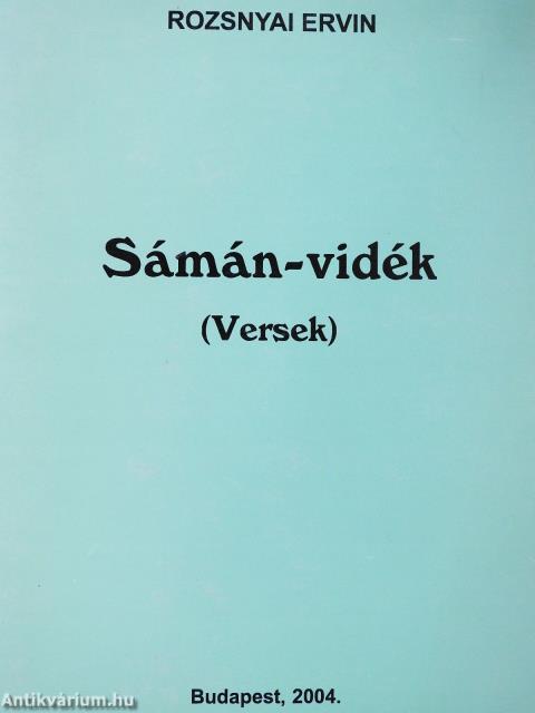 Sámán-vidék (dedikált példány)